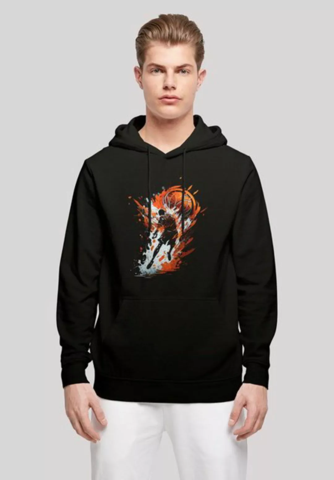 F4NT4STIC Kapuzenpullover Basketball Splash Sport HOODIE Print günstig online kaufen