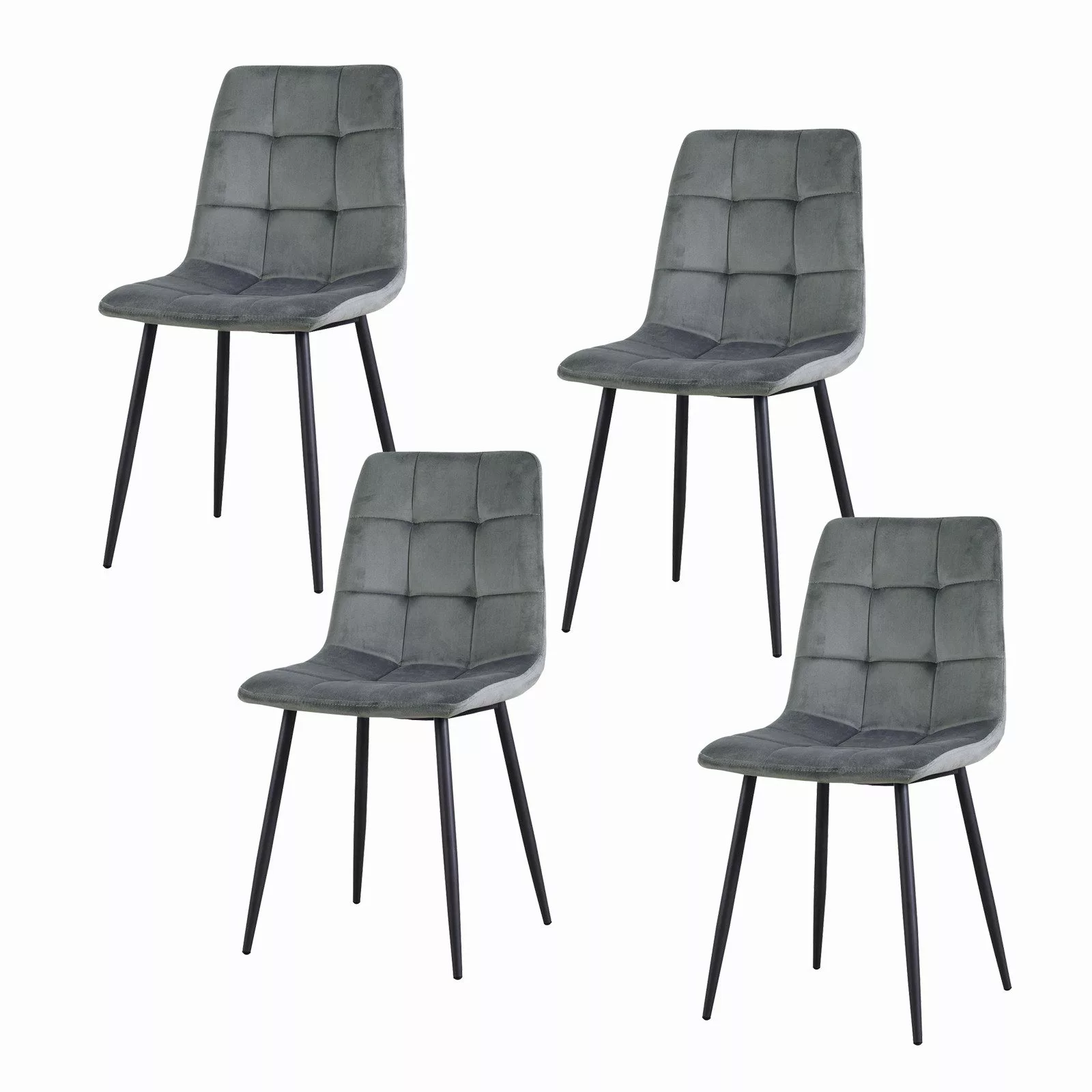 HTI-Living Esszimmerstuhl Stuhl Mesa Velvet 4er-Set günstig online kaufen