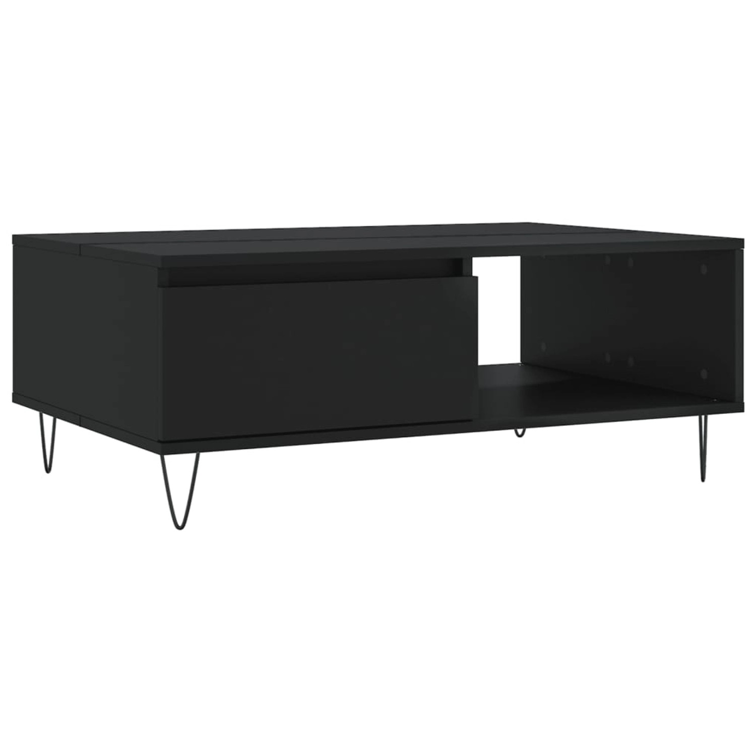 vidaXL Couchtisch Schwarz 90x60x35 cm Holzwerkstoff Modell 1 günstig online kaufen