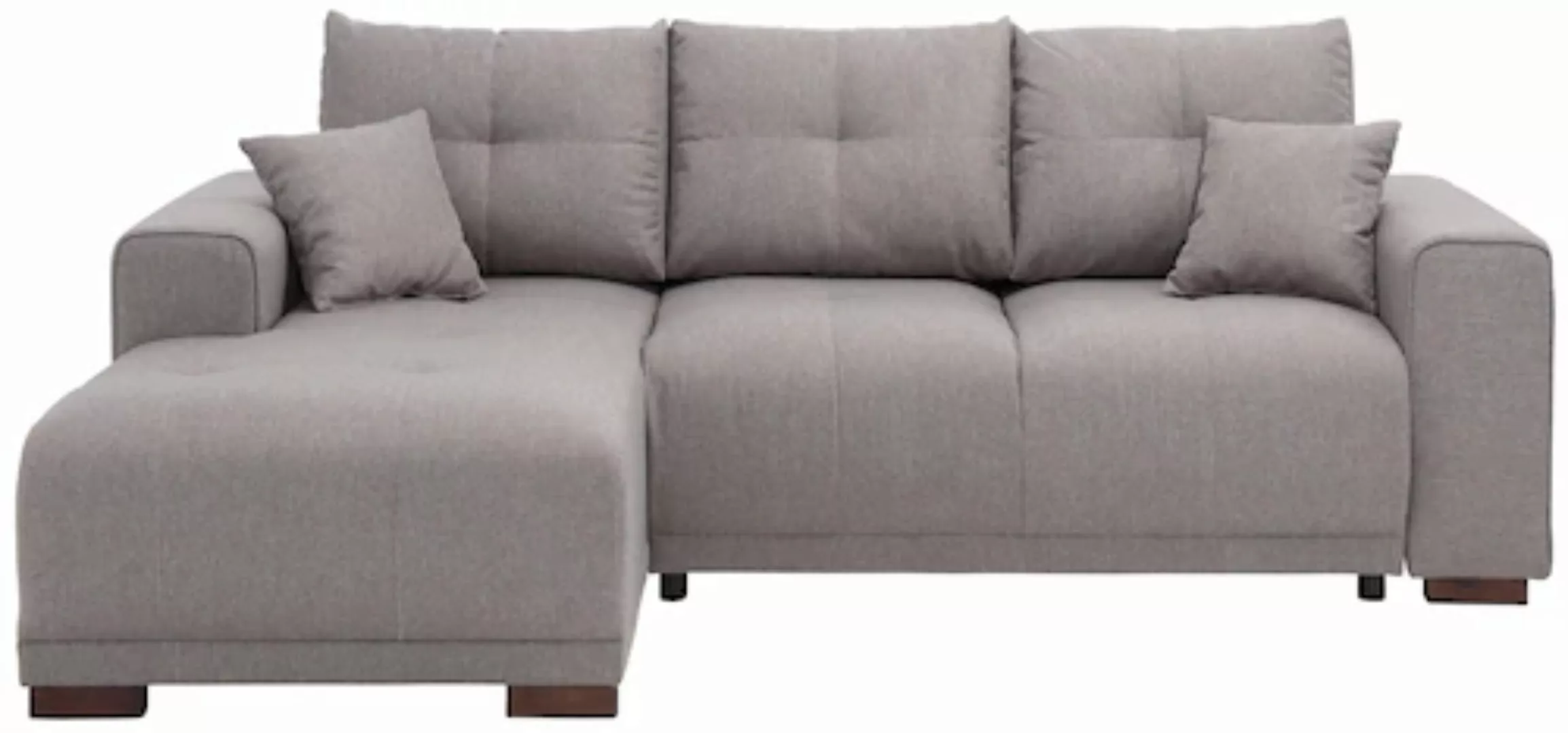 Home affaire Ecksofa "Viborg L-Form", mit Regal in der Armlehne, wahlweise günstig online kaufen