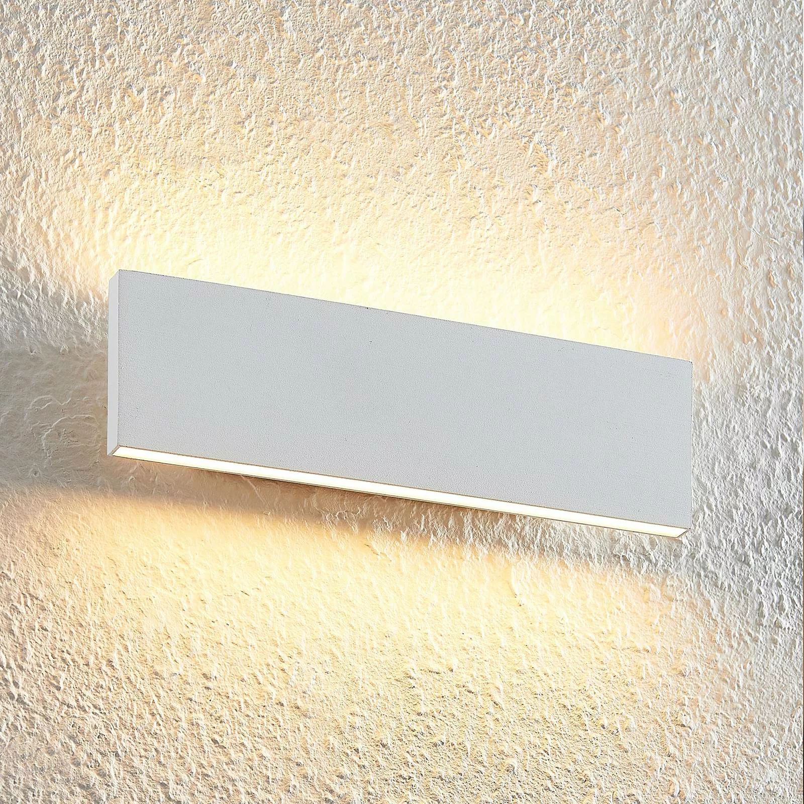 Lindby Ignazia LED-Wandleuchte, 28 cm, weiß günstig online kaufen