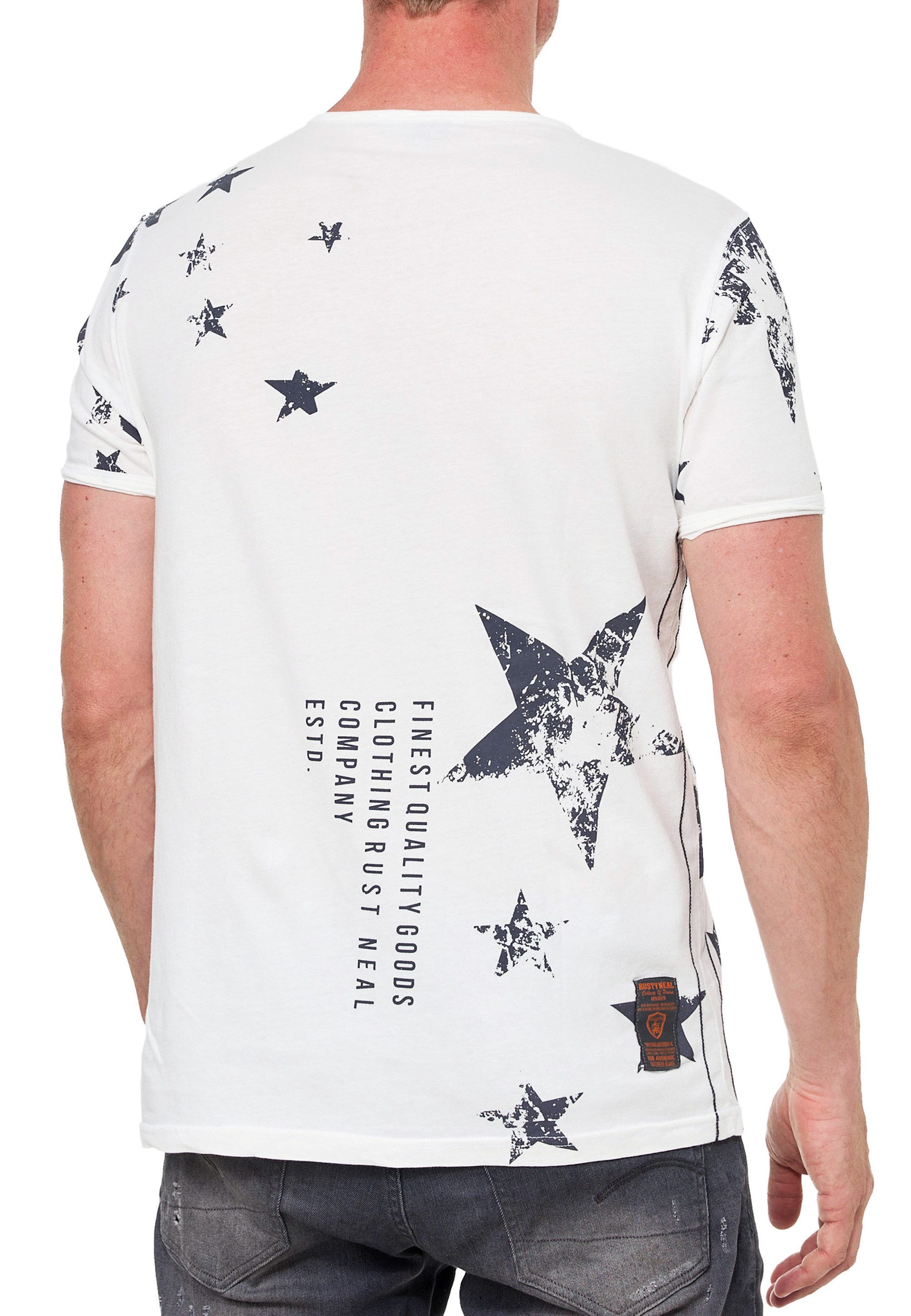 R-NEAL T-Shirt T-Shirt Verwaschen Regular Printed günstig online kaufen