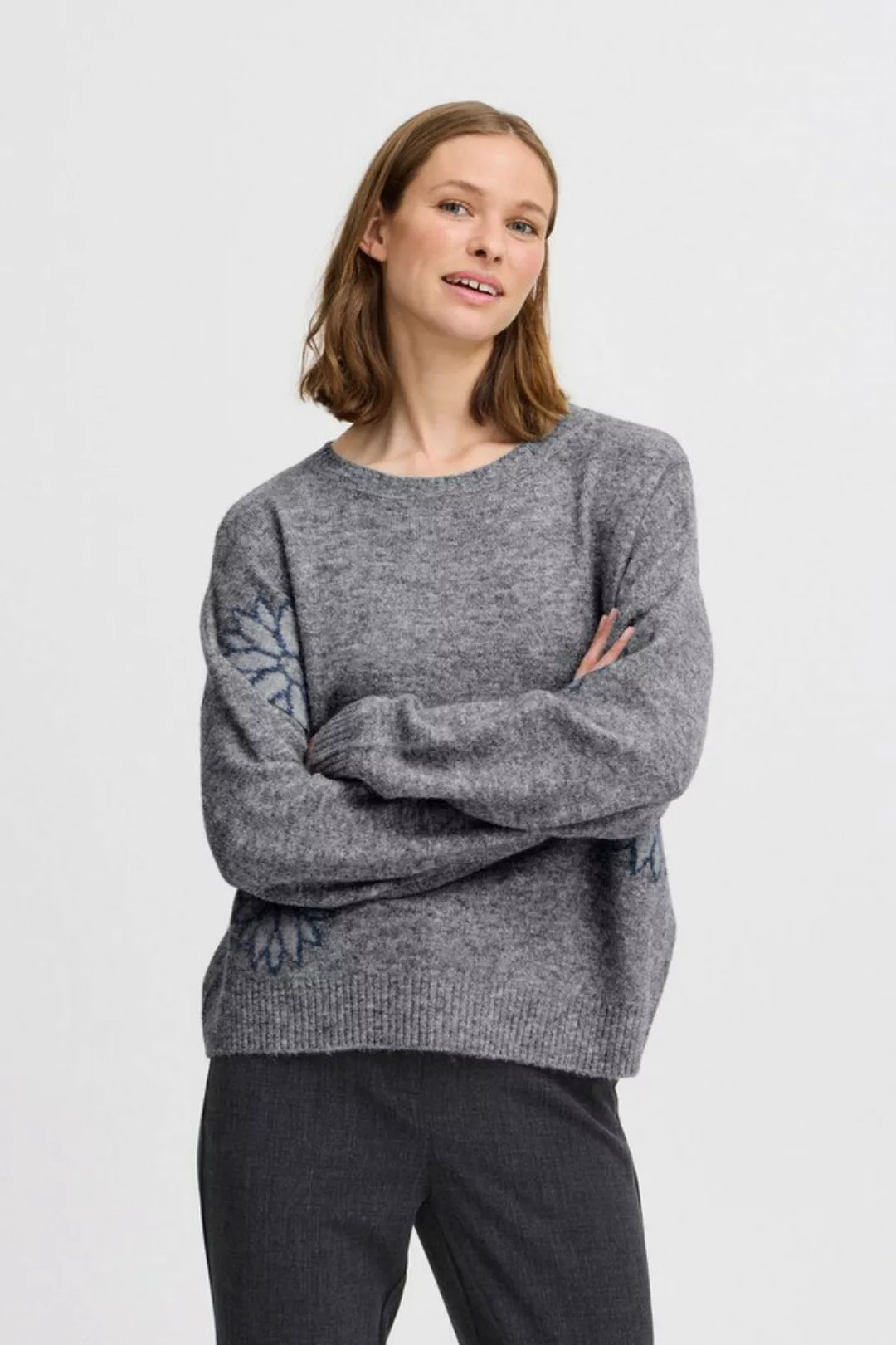 b.young Strickpullover BYOMEA JUMPER - modischer Strickpullover günstig online kaufen