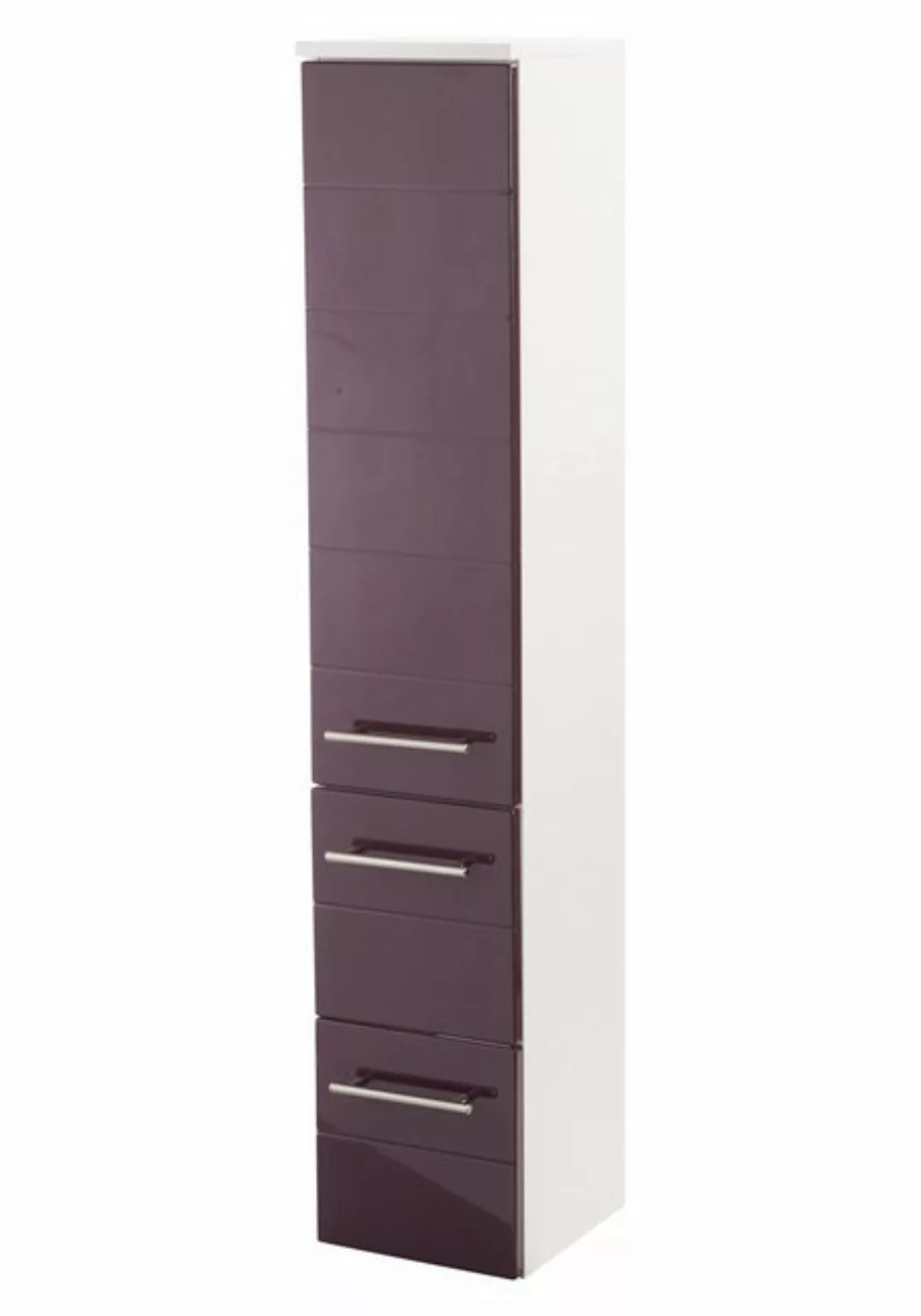 welltime Midischrank Porto Breite 25 cm, mit hochglänzenden Fronten günstig online kaufen