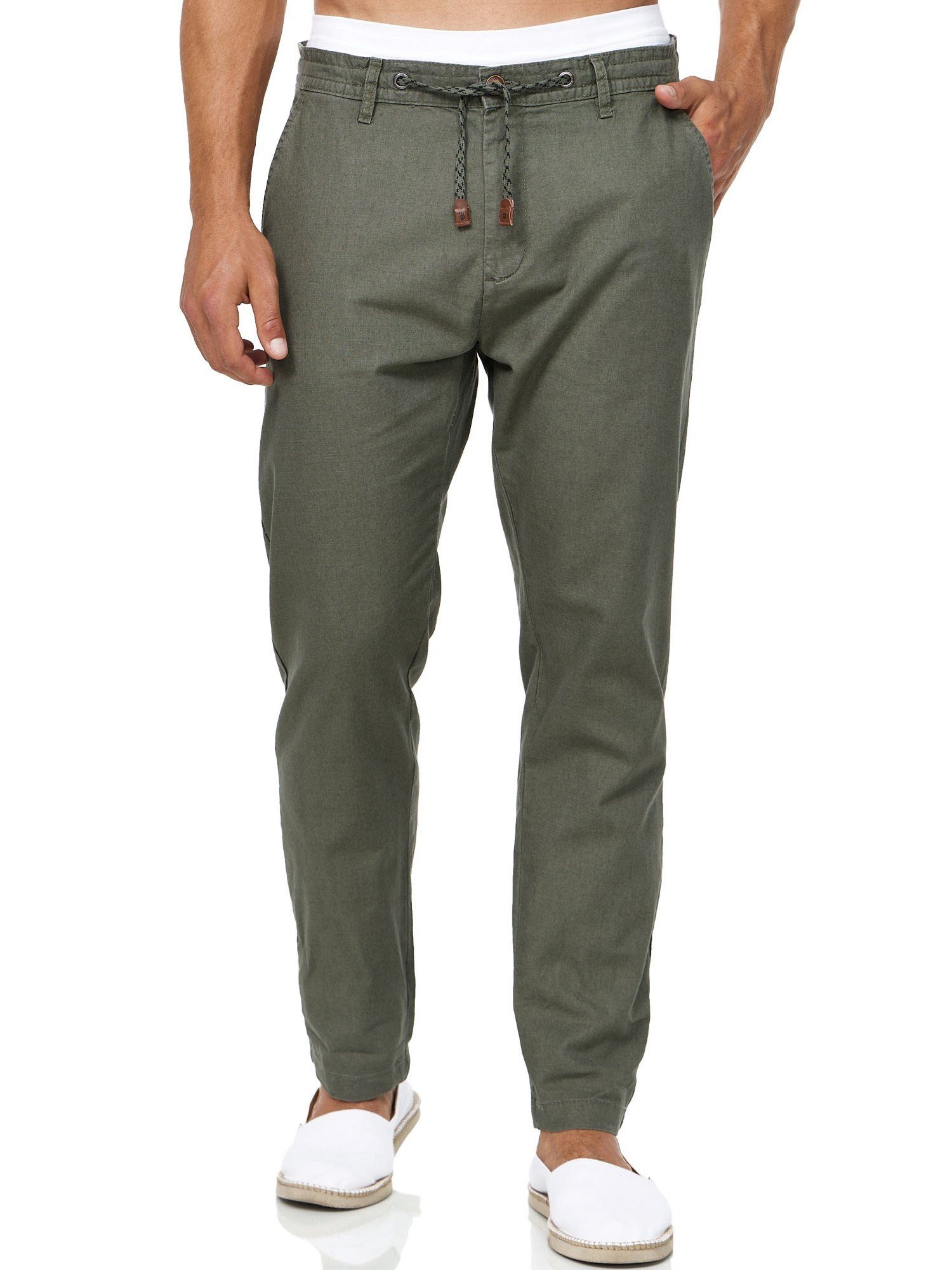 Indicode Leinenhose Veneto leichte Sommerhose mit günstig online kaufen