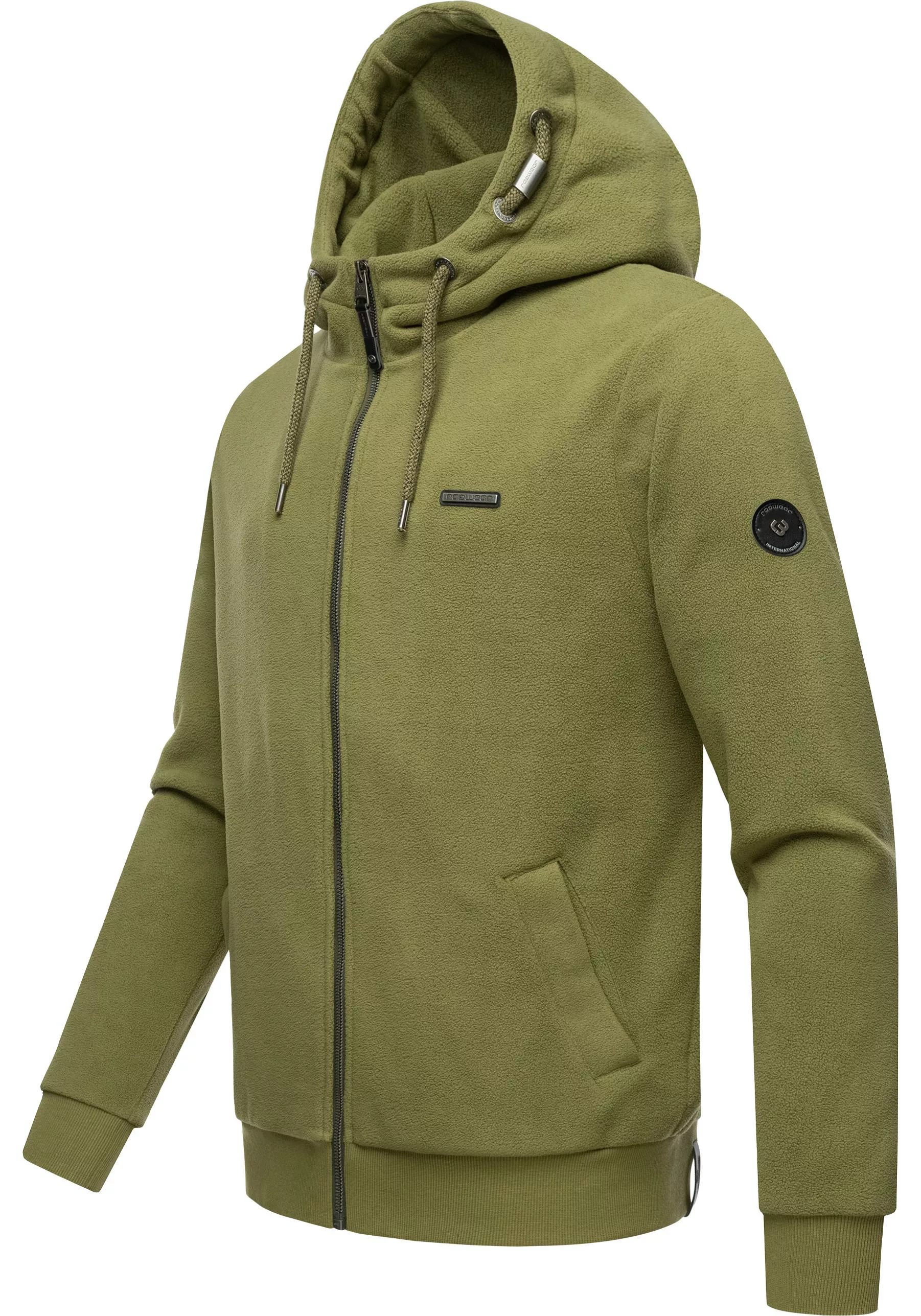 Ragwear Kapuzensweatjacke "Natte Zip Fleece", Herren leichte basic Fleeceja günstig online kaufen