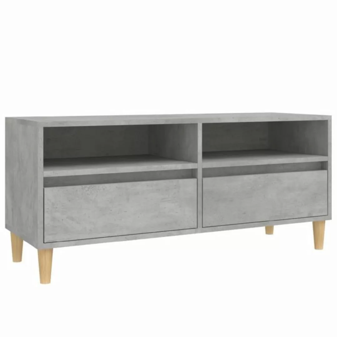 Vidaxl Tv-schrank Betongrau 100x34,5x44,5 Cm Holzwerkstoff günstig online kaufen