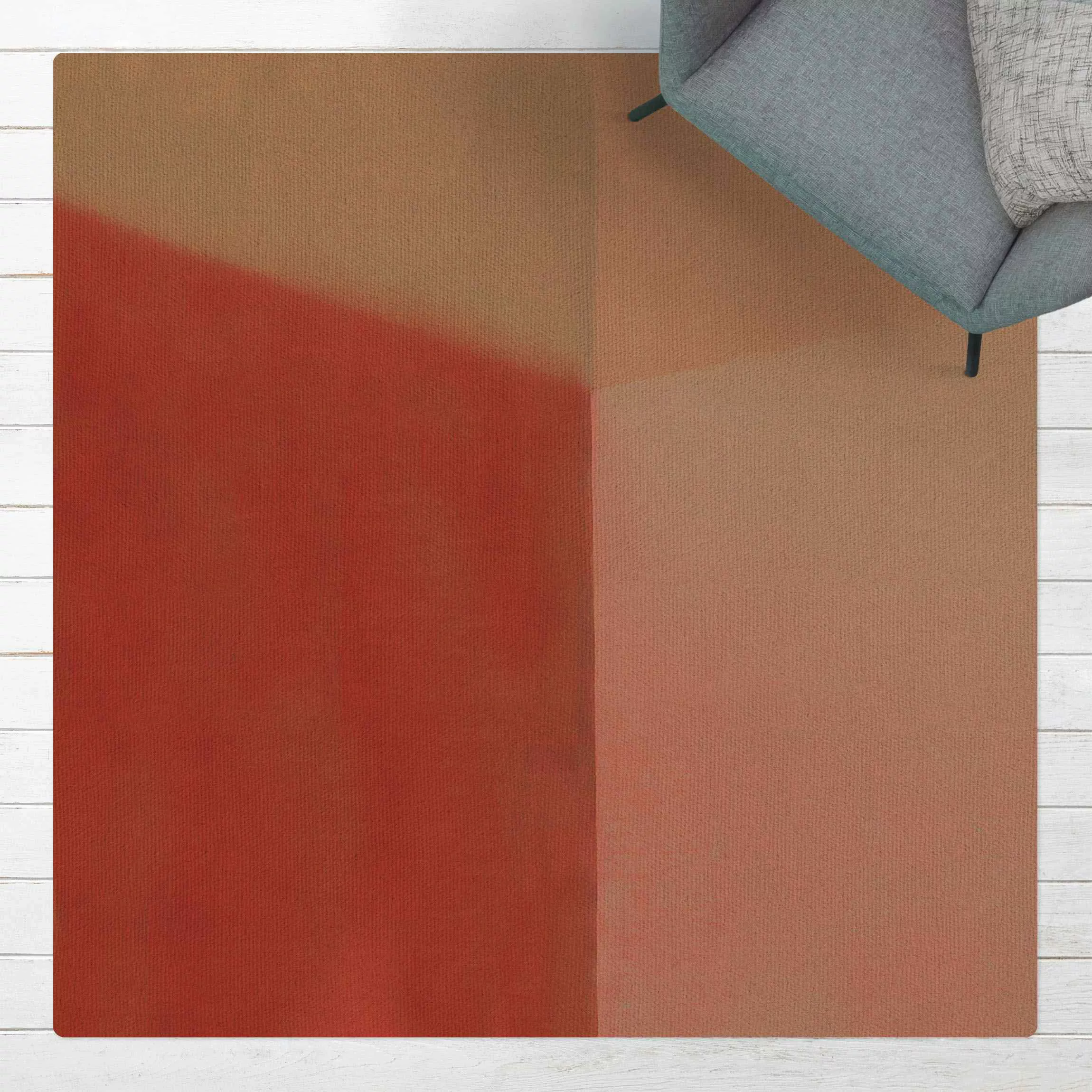 Kork-Teppich Warme Farbflächen günstig online kaufen