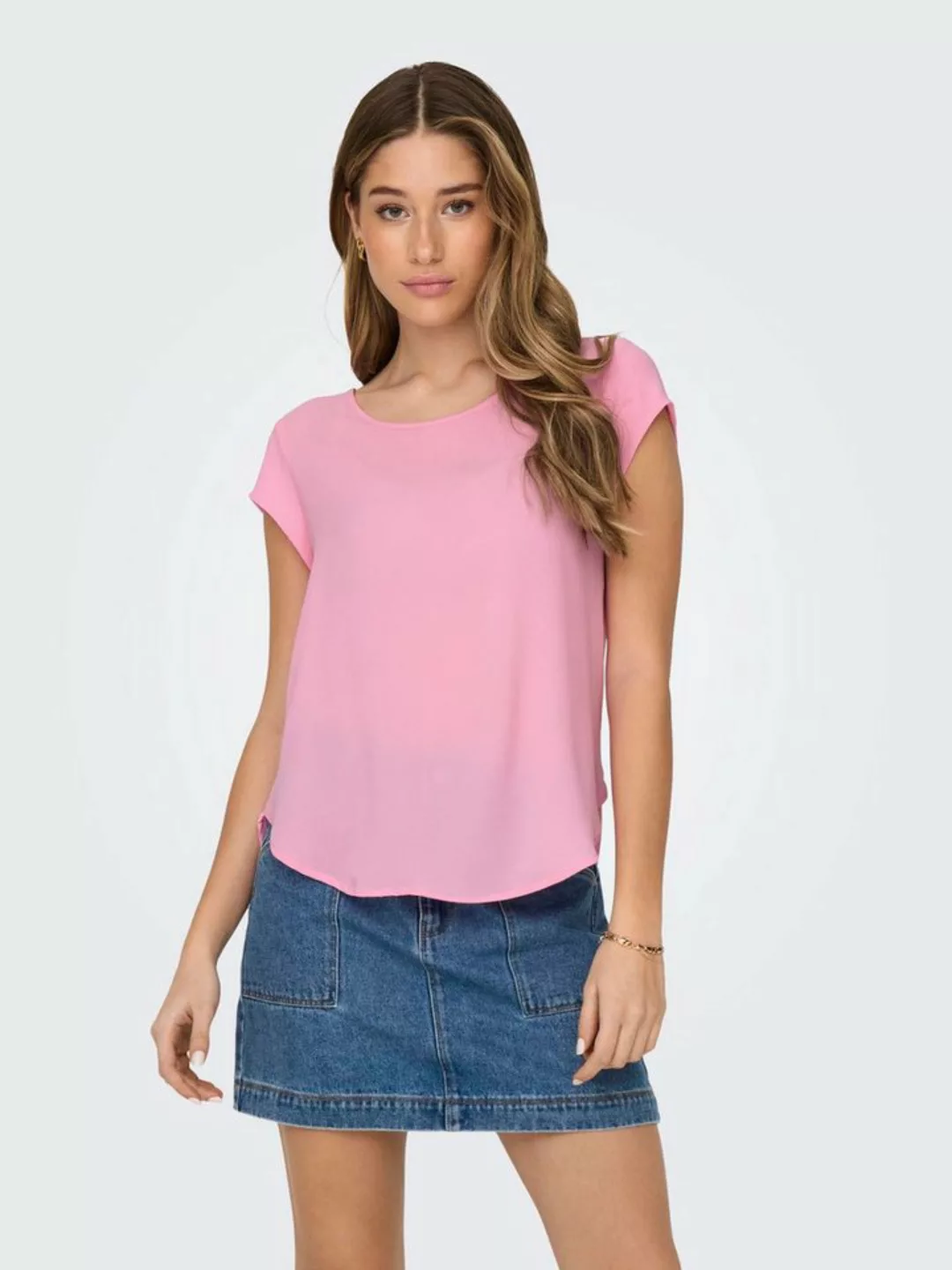 ONLY Kurzarmbluse ONLVIC S/S SOLID TOP NOOS PTM günstig online kaufen