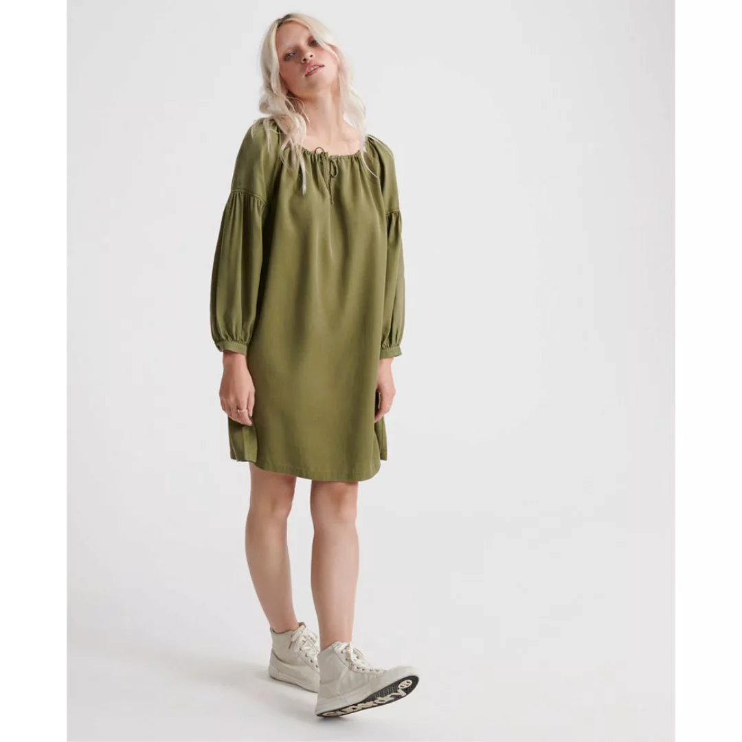 Superdry Arizona Peek A Boo Kurzes Kleid S Capulet Olive günstig online kaufen