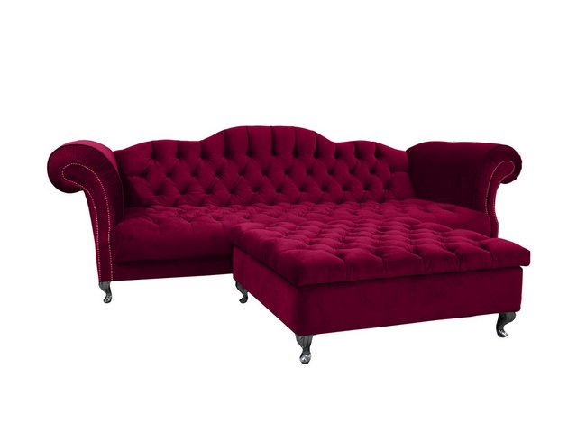 Xlmoebel Sofa Chesterfield Sofa Polster Designer Couchen Sofas Garnitur Cou günstig online kaufen