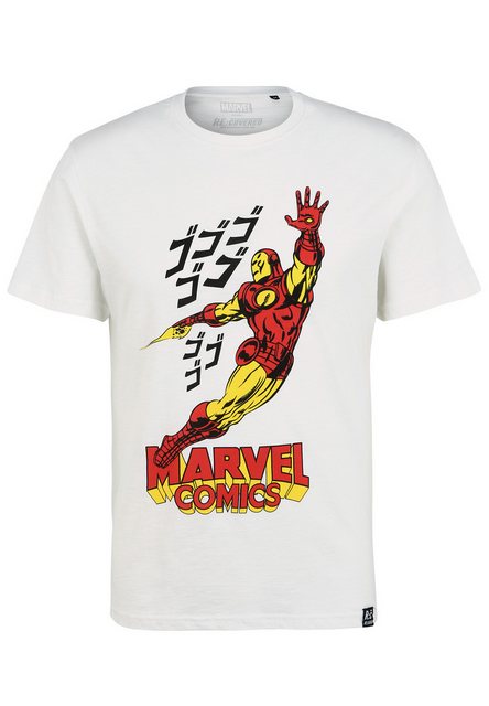 Recovered T-Shirt Marvel Comics Iron Man Japan GOTS zertifizierte Bio-Baumw günstig online kaufen