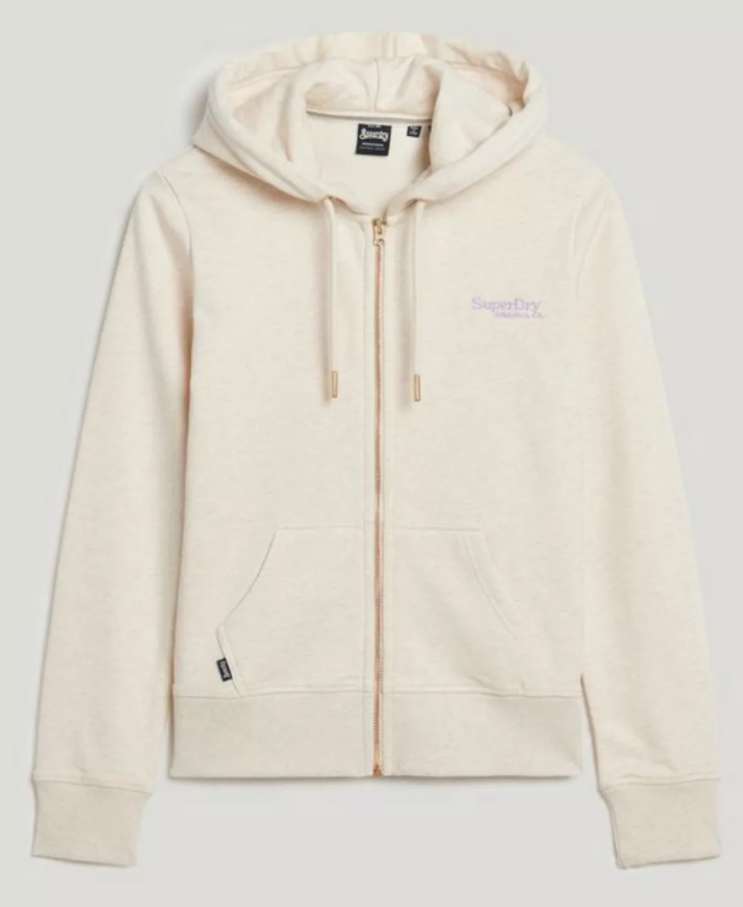 Superdry Kapuzensweatjacke "SU-ESSENTIAL LOGO ZIPHOOD UB" günstig online kaufen