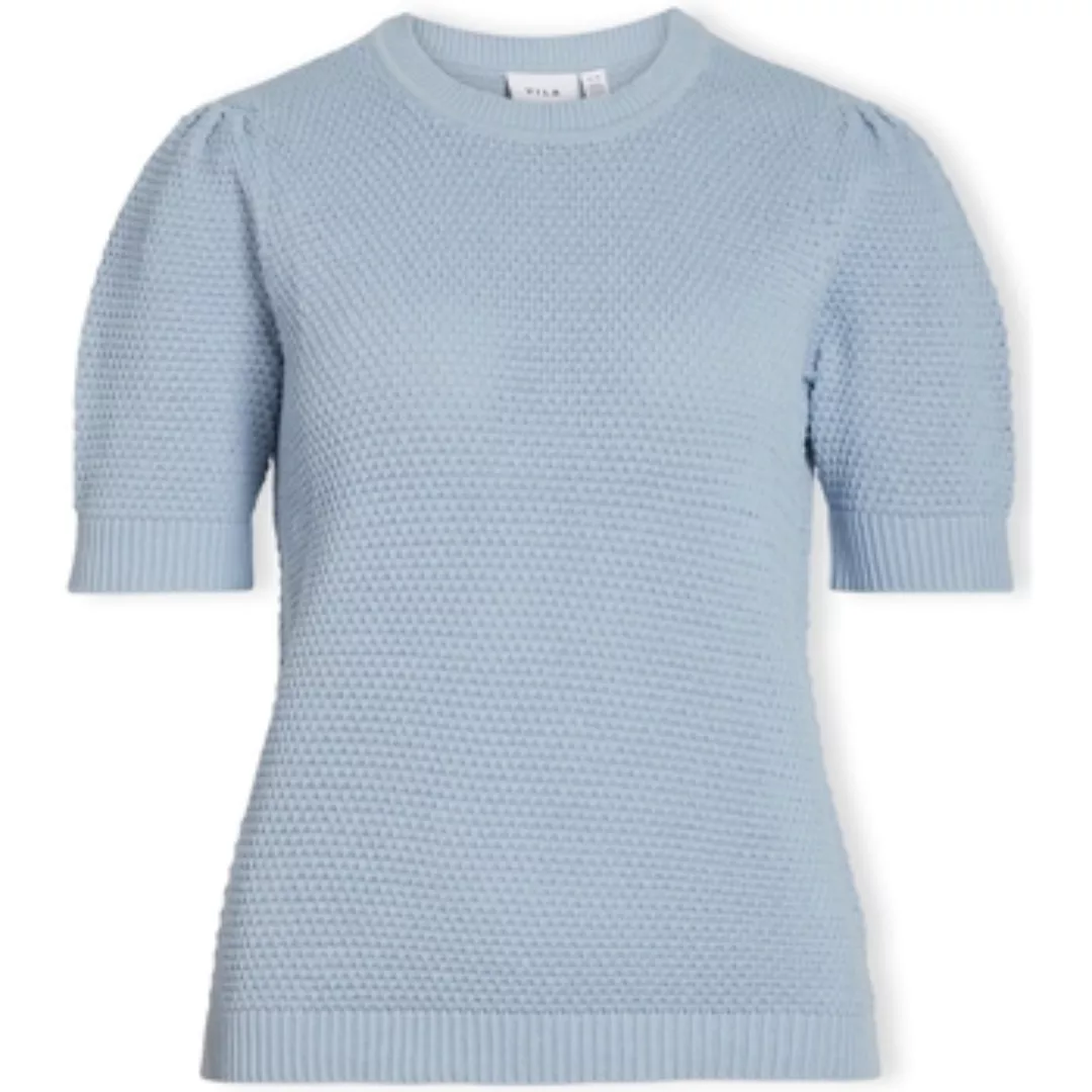 Vila  Blusen Noos Dalo Knit S/S - Kentucky Blue günstig online kaufen