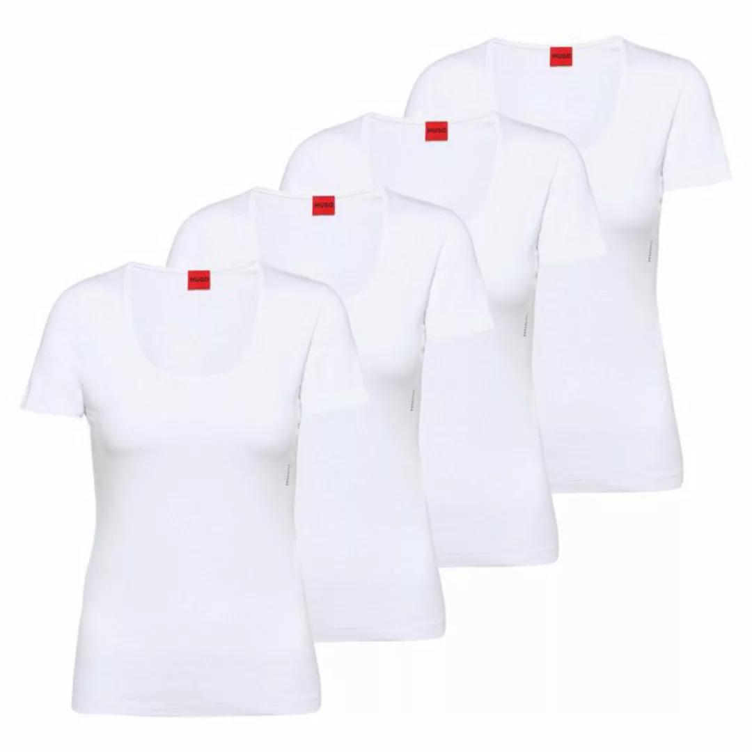 HUGO T-Shirt Damen T-Shirt, 4er Pack - T-Shirt RN günstig online kaufen