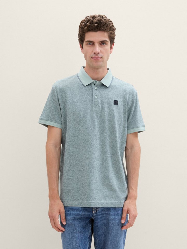 TOM TAILOR Poloshirt Gemustertes Poloshirt günstig online kaufen