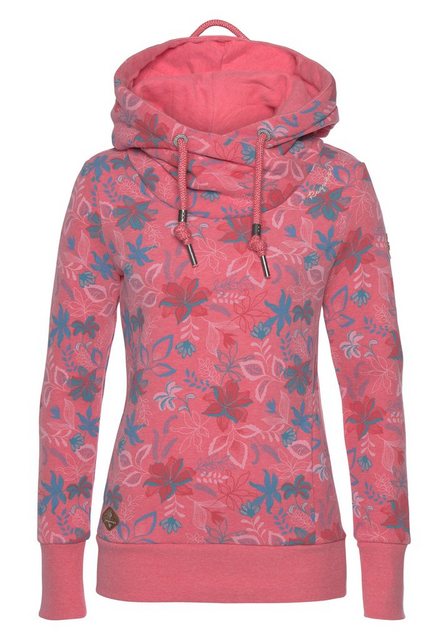 Ragwear Sweater GRIPY FLOWERS O Hoodie mit floralem All Over-Druck günstig online kaufen