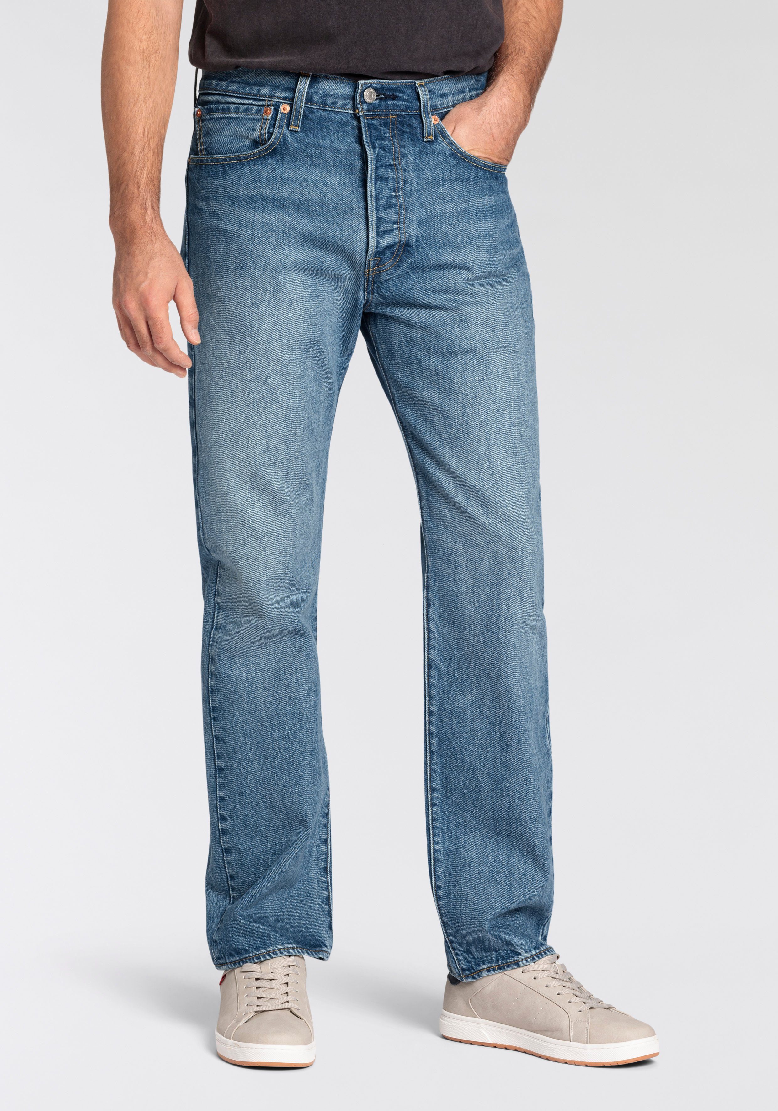 Levis Straight-Jeans "501 LEVIS ORIGINAL", mit Markenlabel günstig online kaufen