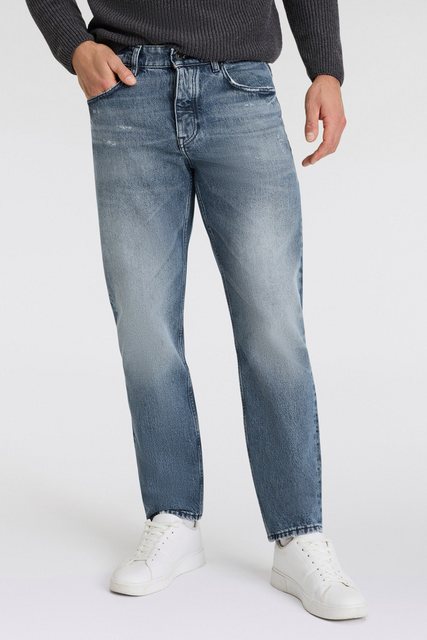 BOSS ORANGE Straight-Jeans "TROY BO-BF", mit BOSS Leder-Badge günstig online kaufen