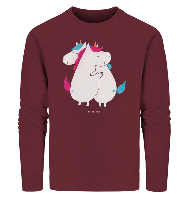 Mr. & Mrs. Panda Longpullover Größe XS Einhörner Umarmen - Burgundy - Gesch günstig online kaufen