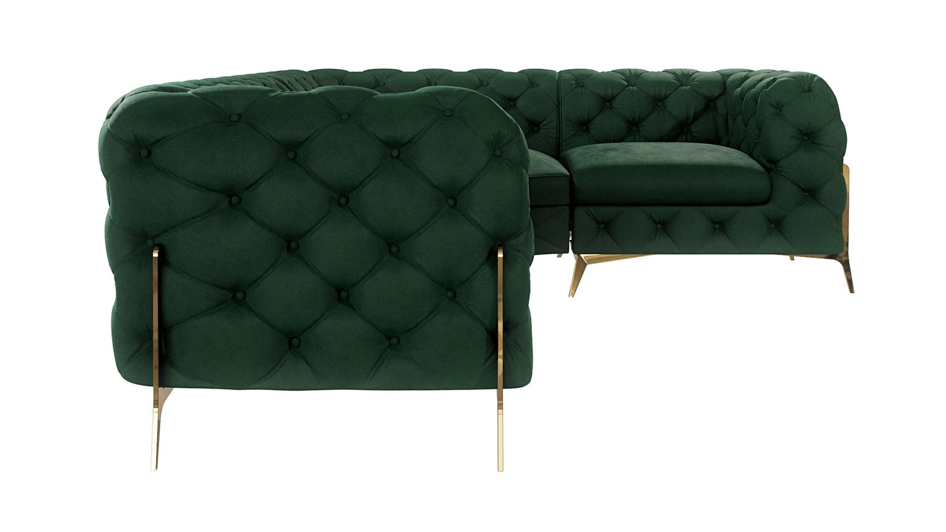 S-Style Möbel Ecksofa Ashley, Chesterfield mit günstig online kaufen