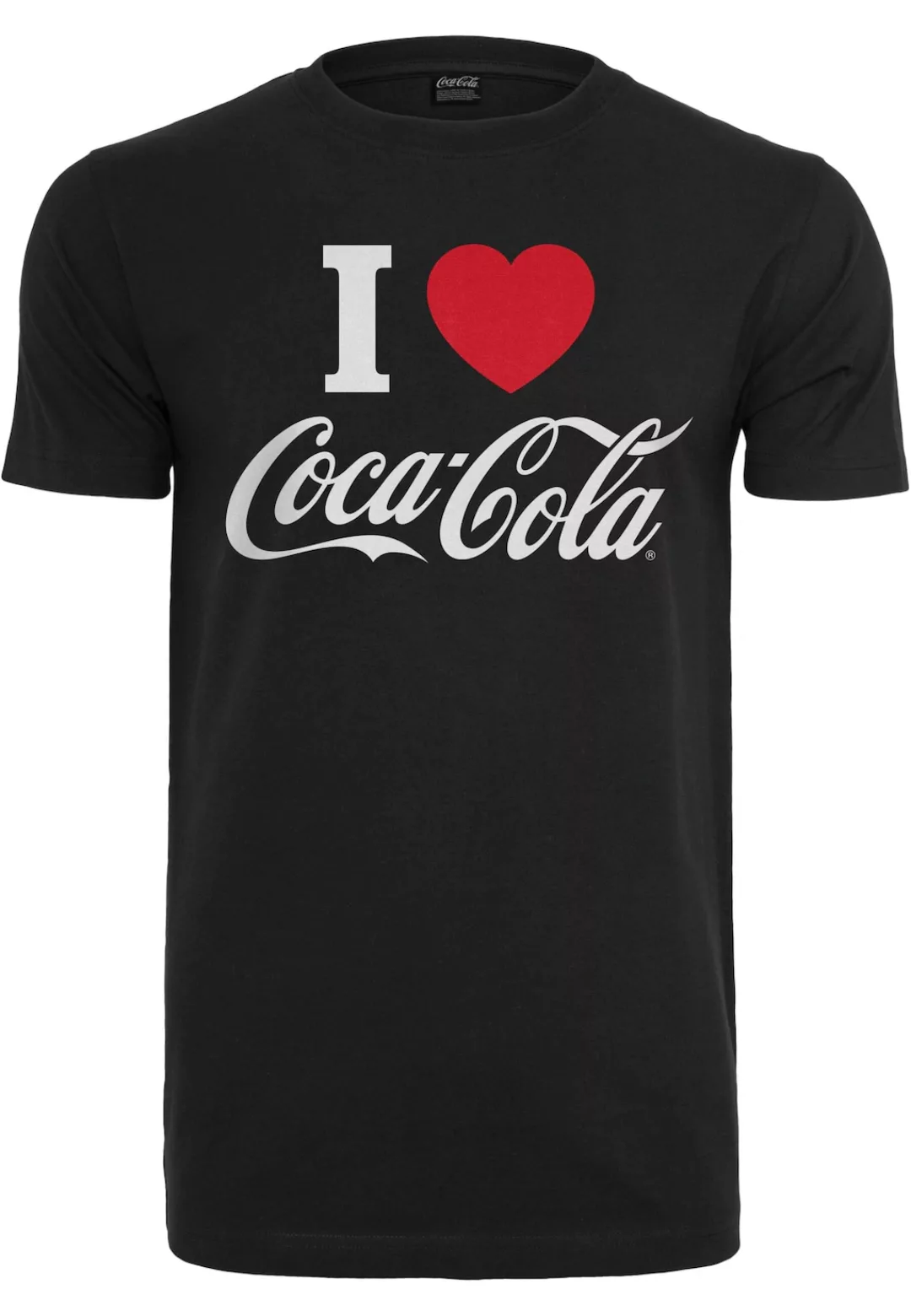Merchcode T-Shirt "Merchcode Herren Coca Cola I Love Coke Tee", (1 tlg.) günstig online kaufen