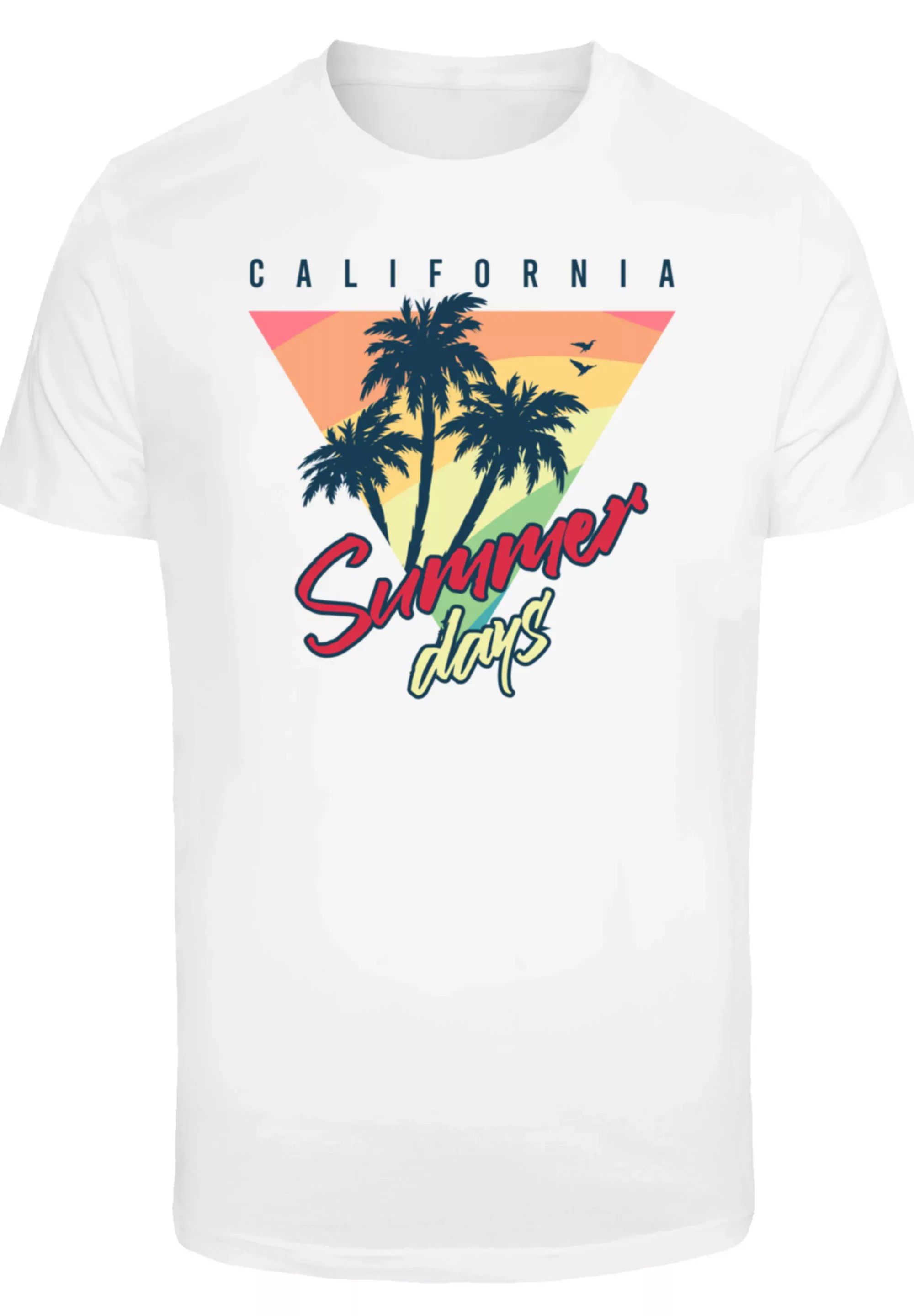 F4NT4STIC T-Shirt "California Palmen Retro", Premium Qualität günstig online kaufen