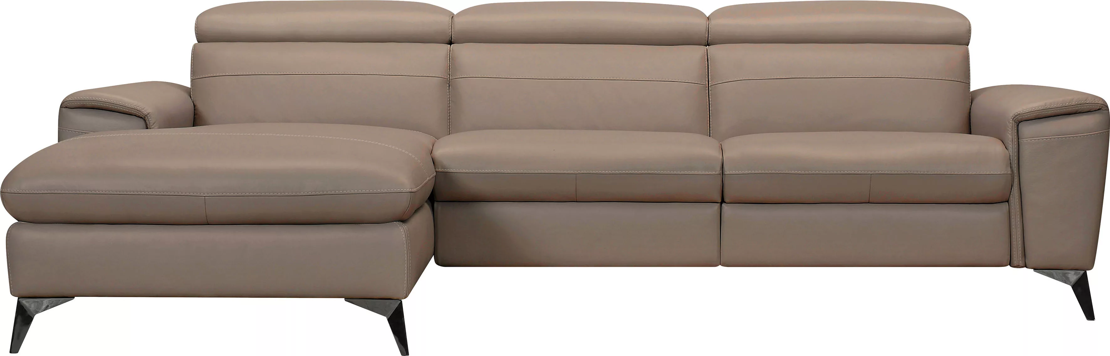 Places of Style Ecksofa "Theron, L-Form, 263 cm,", elektrische Relaxfunktio günstig online kaufen