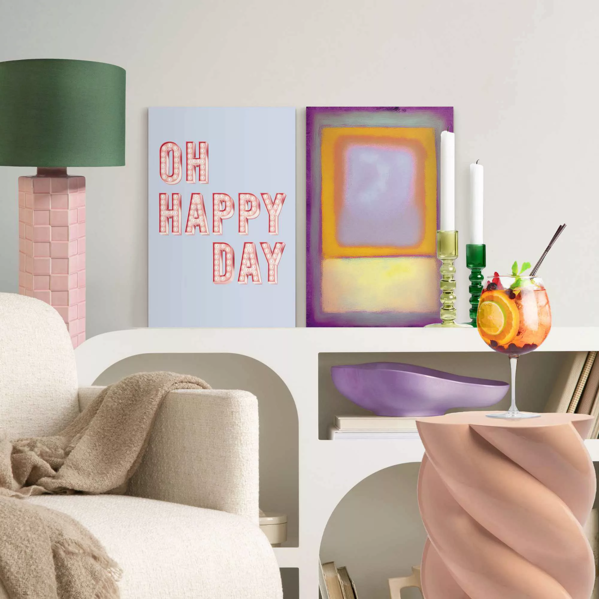 Reinders Leinwandbild "Happy Day" günstig online kaufen