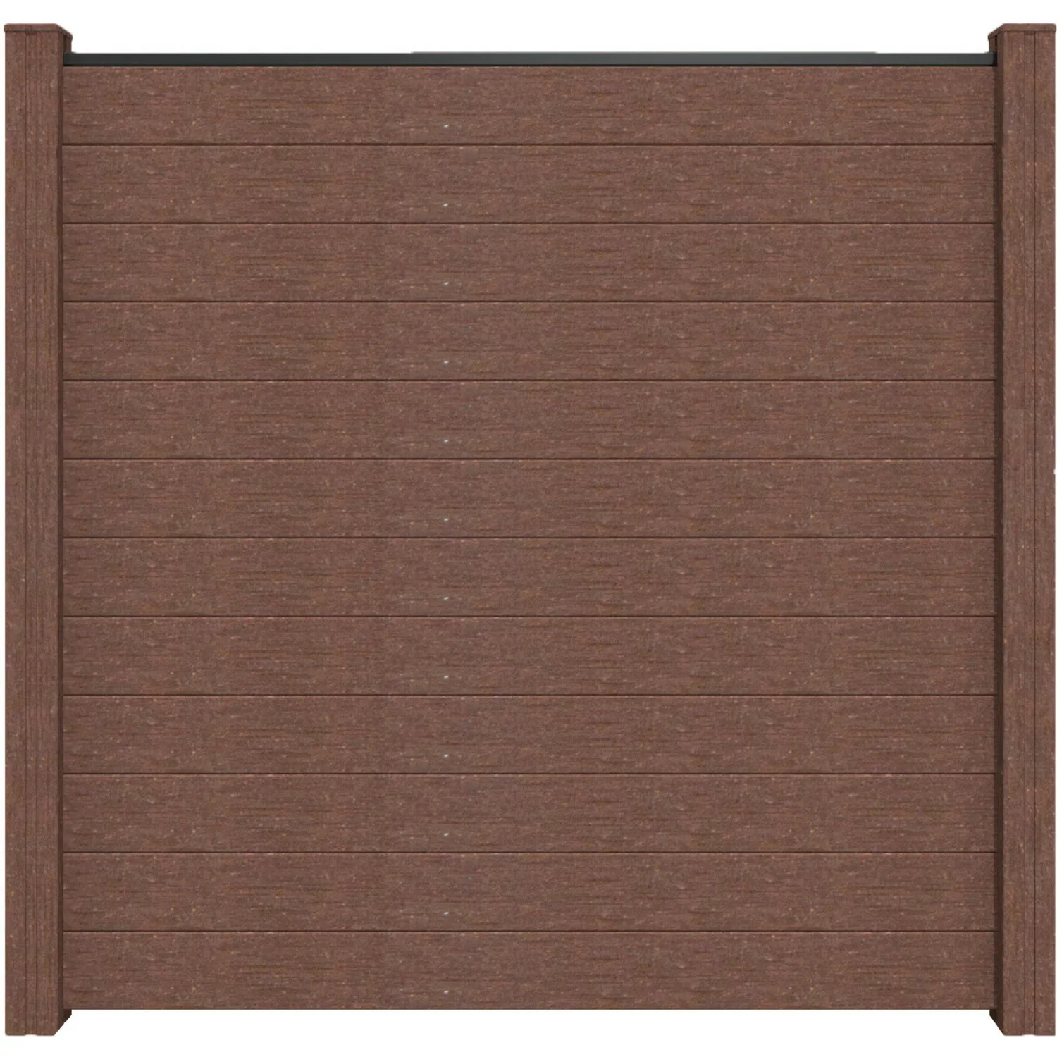 GroJa Steckzaun Solid Quadratisch 180 cm x 180 cm x 1,9 cm Terra günstig online kaufen