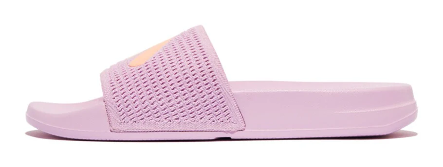 Fitflop Pantolette "IQUSHION ARROW KNIT SLIDES", Keilabsatz, Sommerschuh, S günstig online kaufen