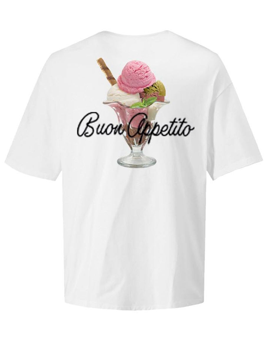 ITALIAN FOOD PRINT T-SHIRT günstig online kaufen