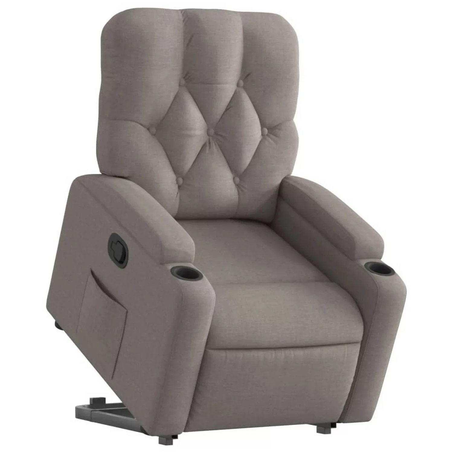 vidaXL Relaxsessel mit Aufstehhilfe Taupe Stoff Modell 19 günstig online kaufen