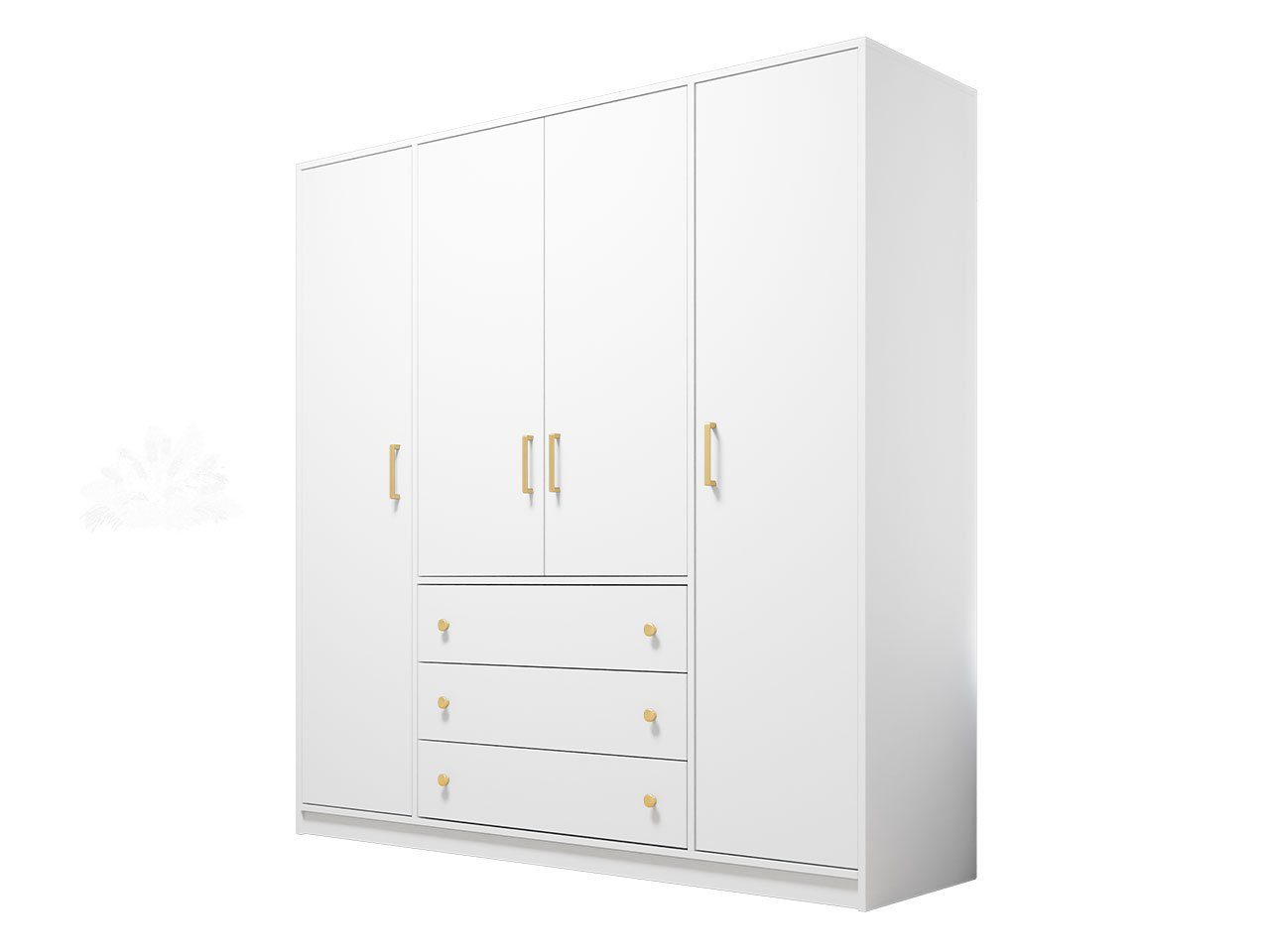 MIRJAN24 Kleiderschrank Retro D4 (mit 4 günstig online kaufen