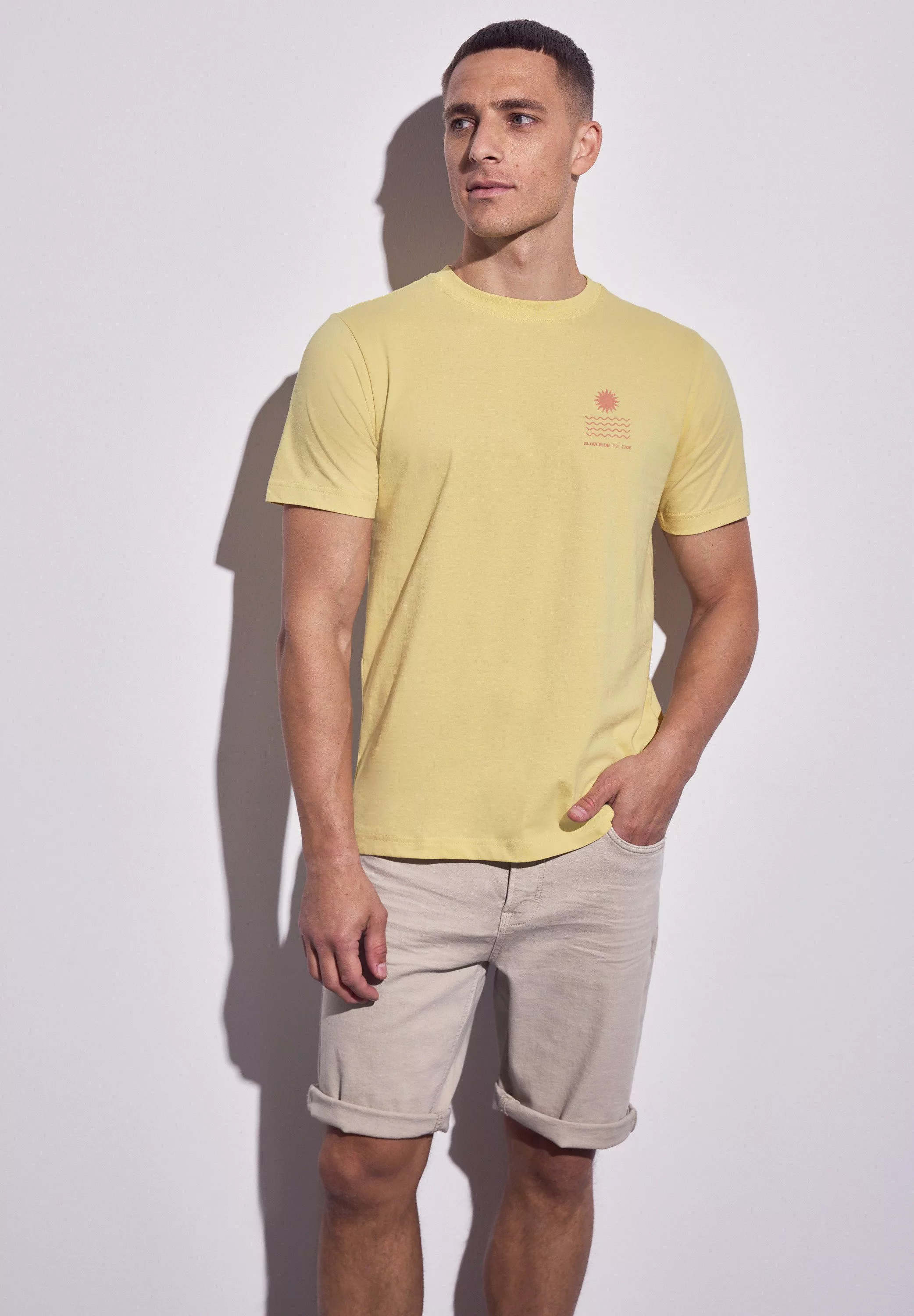 STREET ONE MEN T-Shirt, mit Rundhalsausschnitt günstig online kaufen