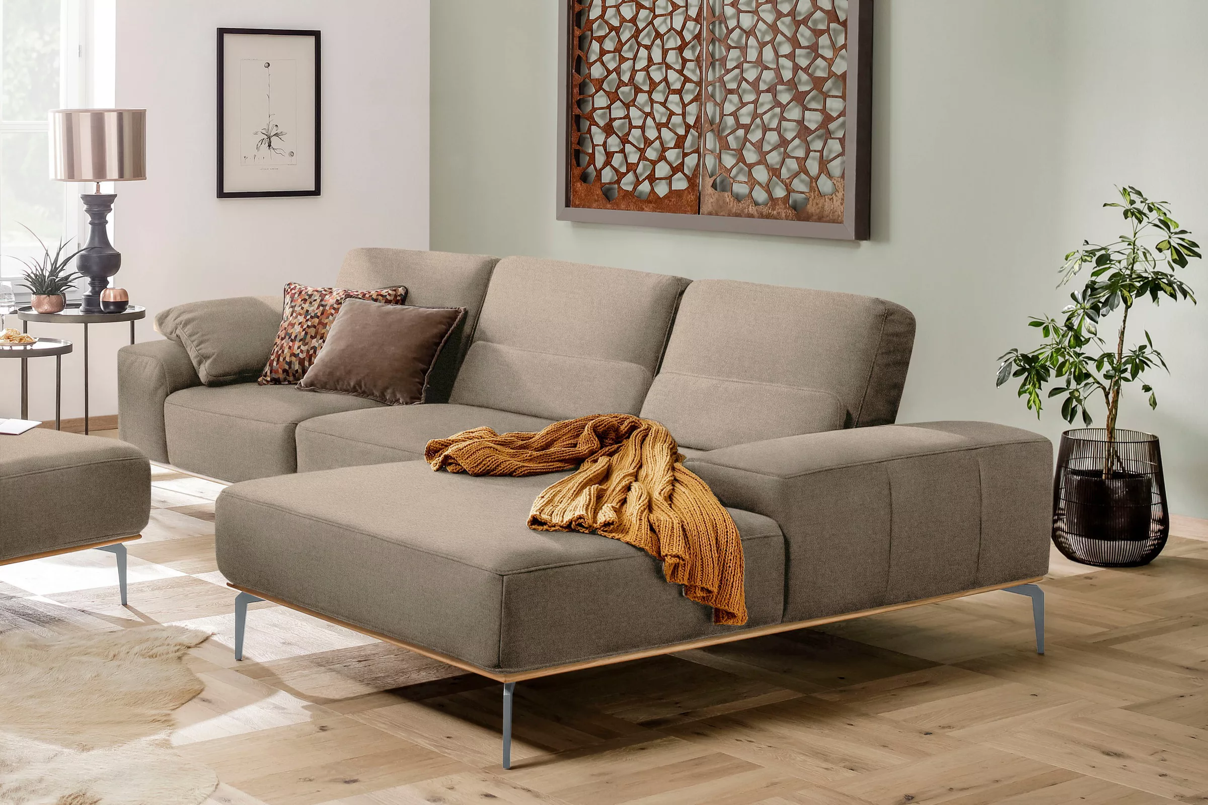 W.SCHILLIG Ecksofa "run, Designsofa mit tollem Sitzkomfort, bequem, L-Form" günstig online kaufen