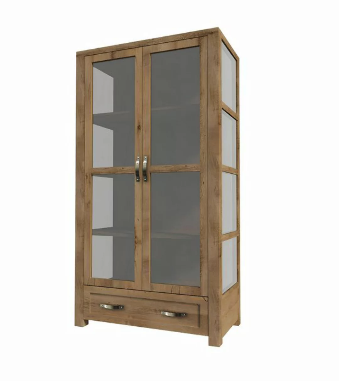 Xlmoebel Vitrine Bauernhaus Glasvitrine Kommoden Vitrinen Schrank Glaskommo günstig online kaufen