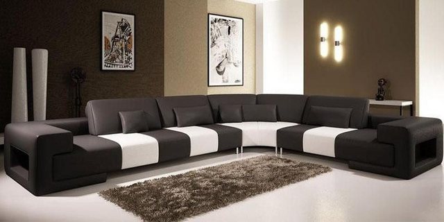 JVmoebel Ecksofa Ecksofa Polster Wohnlandschaft Couch Sofa Wohnlandschaft L günstig online kaufen