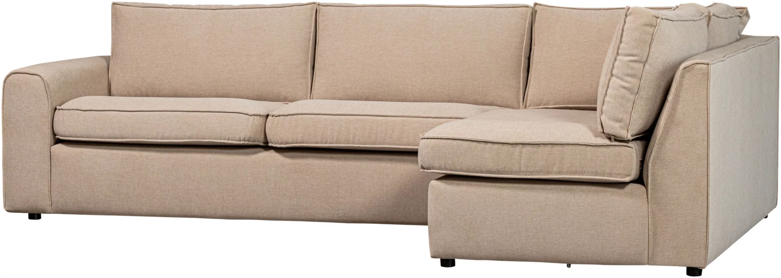 WOOOD Ecksofa Ecksofa Freek rechts - Stoff Beige, freistellbar günstig online kaufen