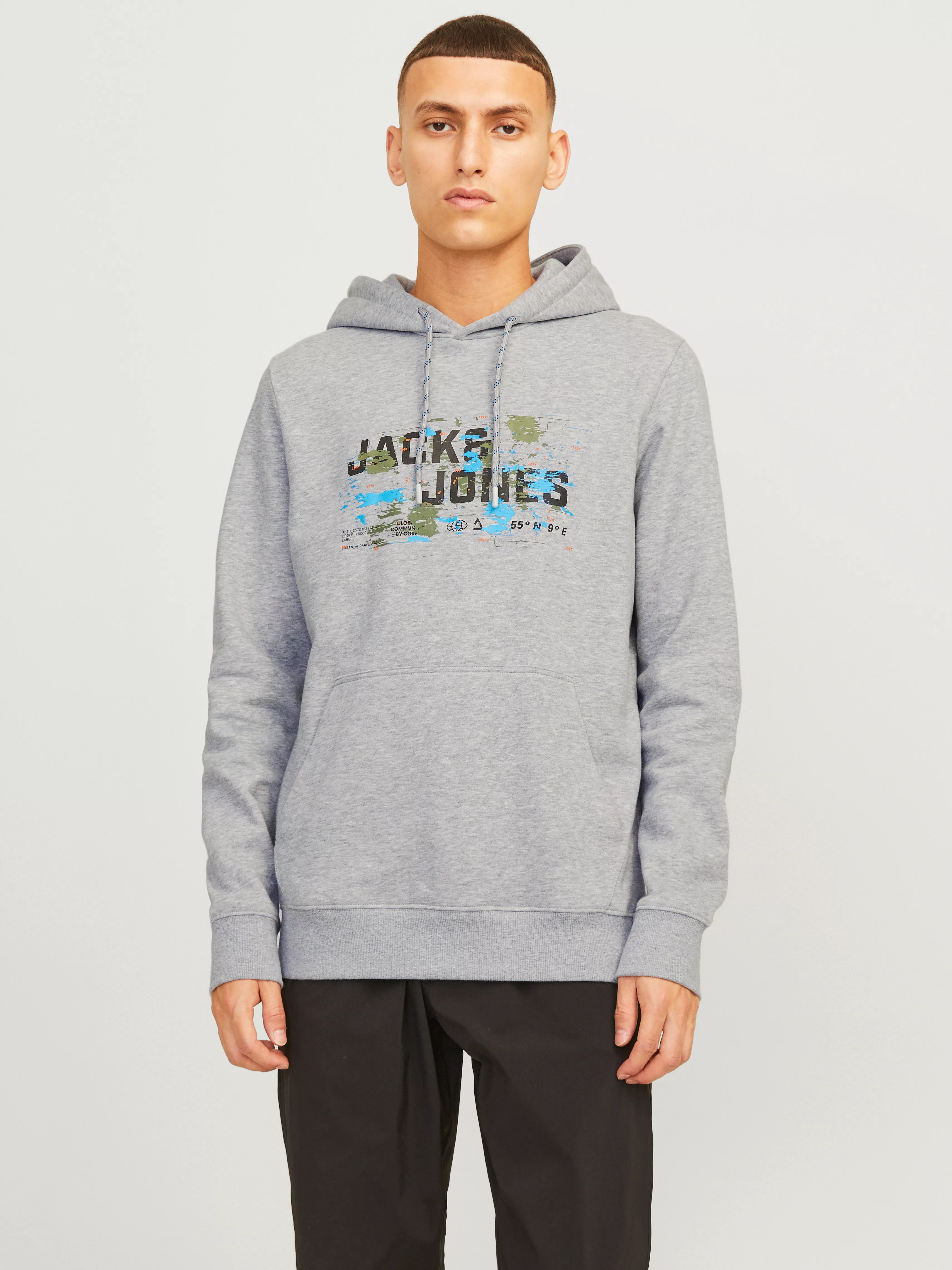 Jack & Jones Herren Hoodie Kapuzenpullover JCOOUTDOOR LOGO- Regular Fit günstig online kaufen