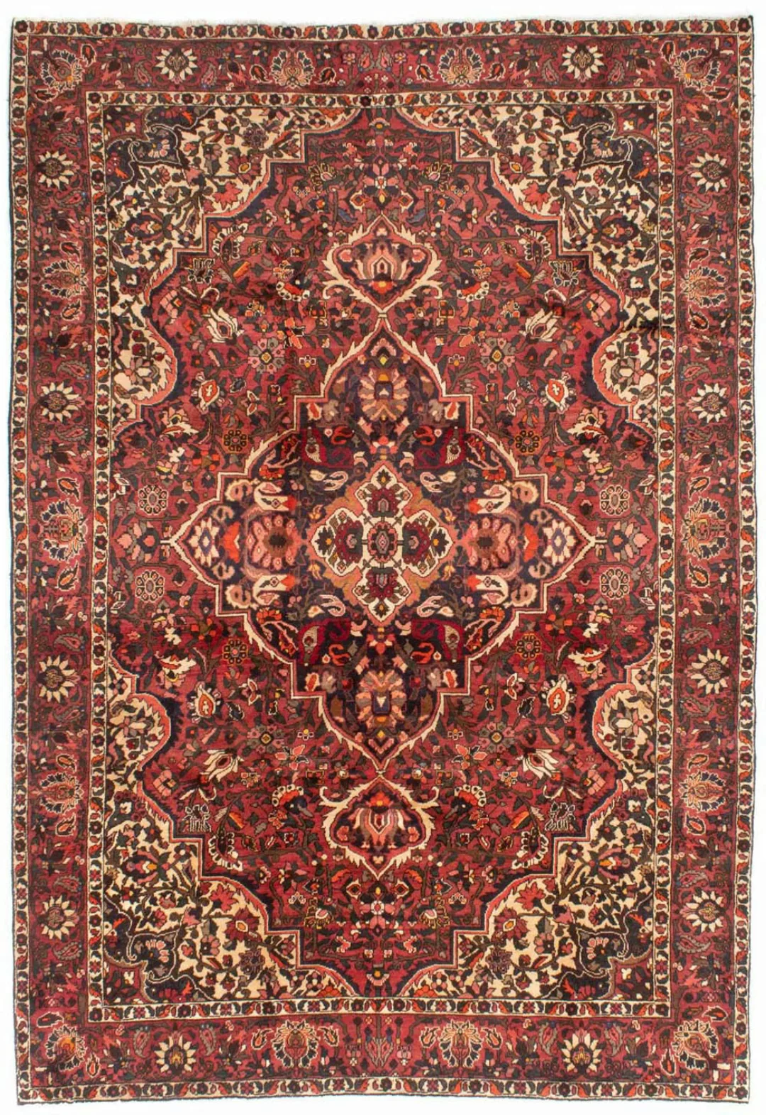 morgenland Wollteppich »Bachtiar Medaillon Rosso chiaro 302 x 209 cm«, rech günstig online kaufen