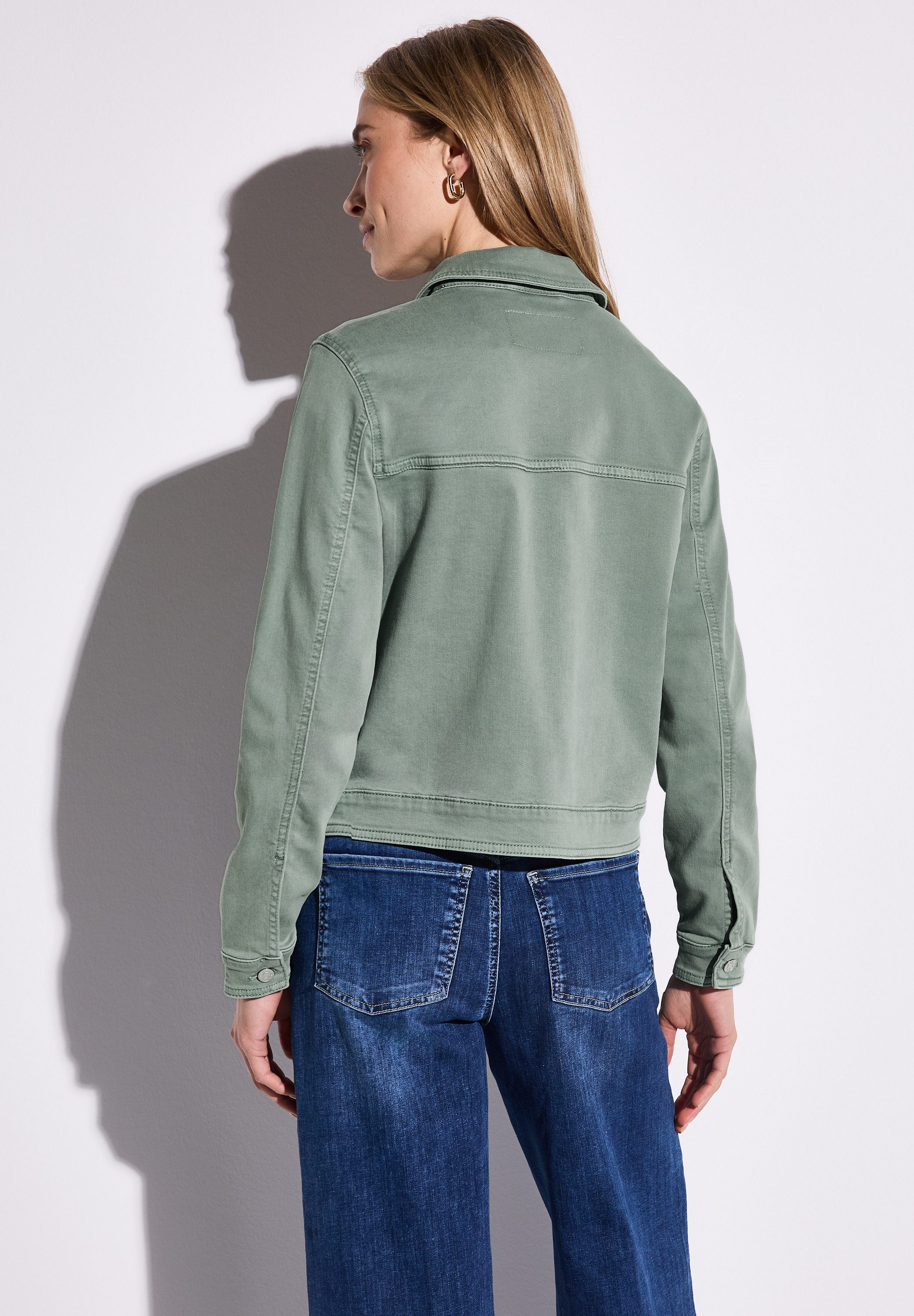 STREET ONE Jeansjacke, ohne Kapuze, mit Knopfleiste günstig online kaufen