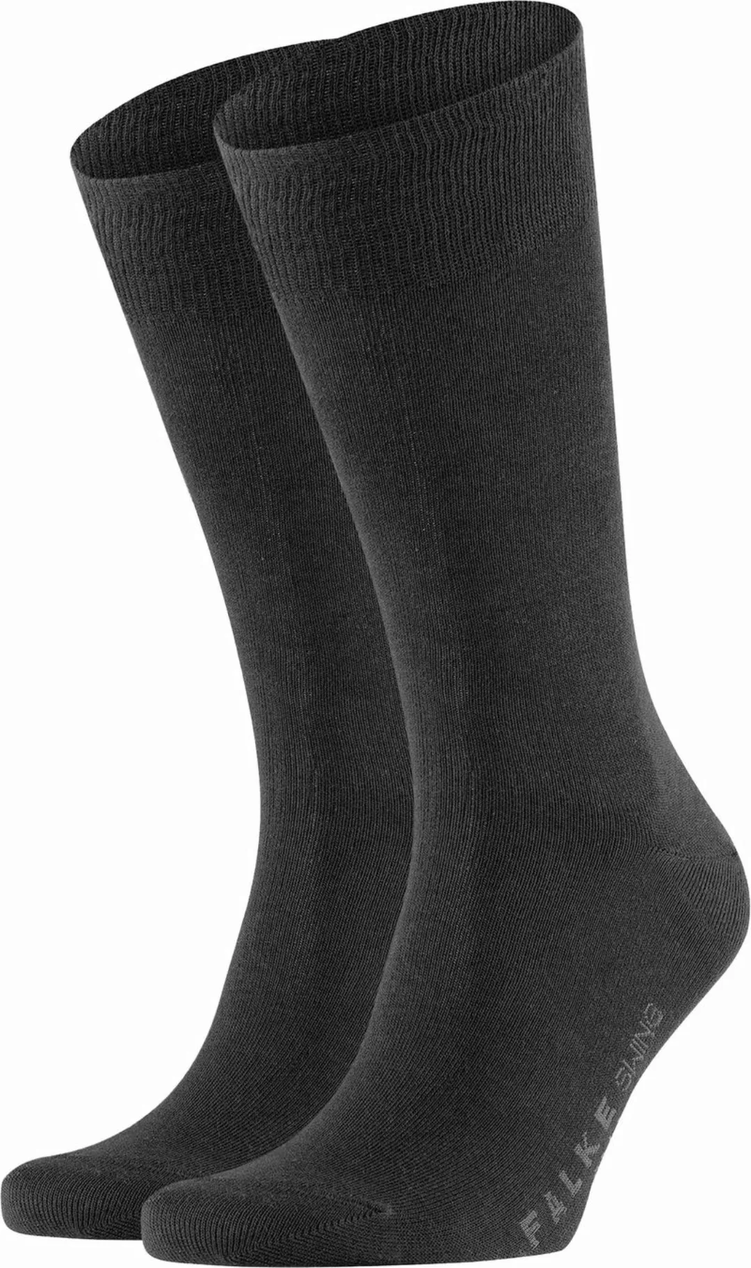 Falke 2-er Set Socken Swing Dunkelgrau günstig online kaufen