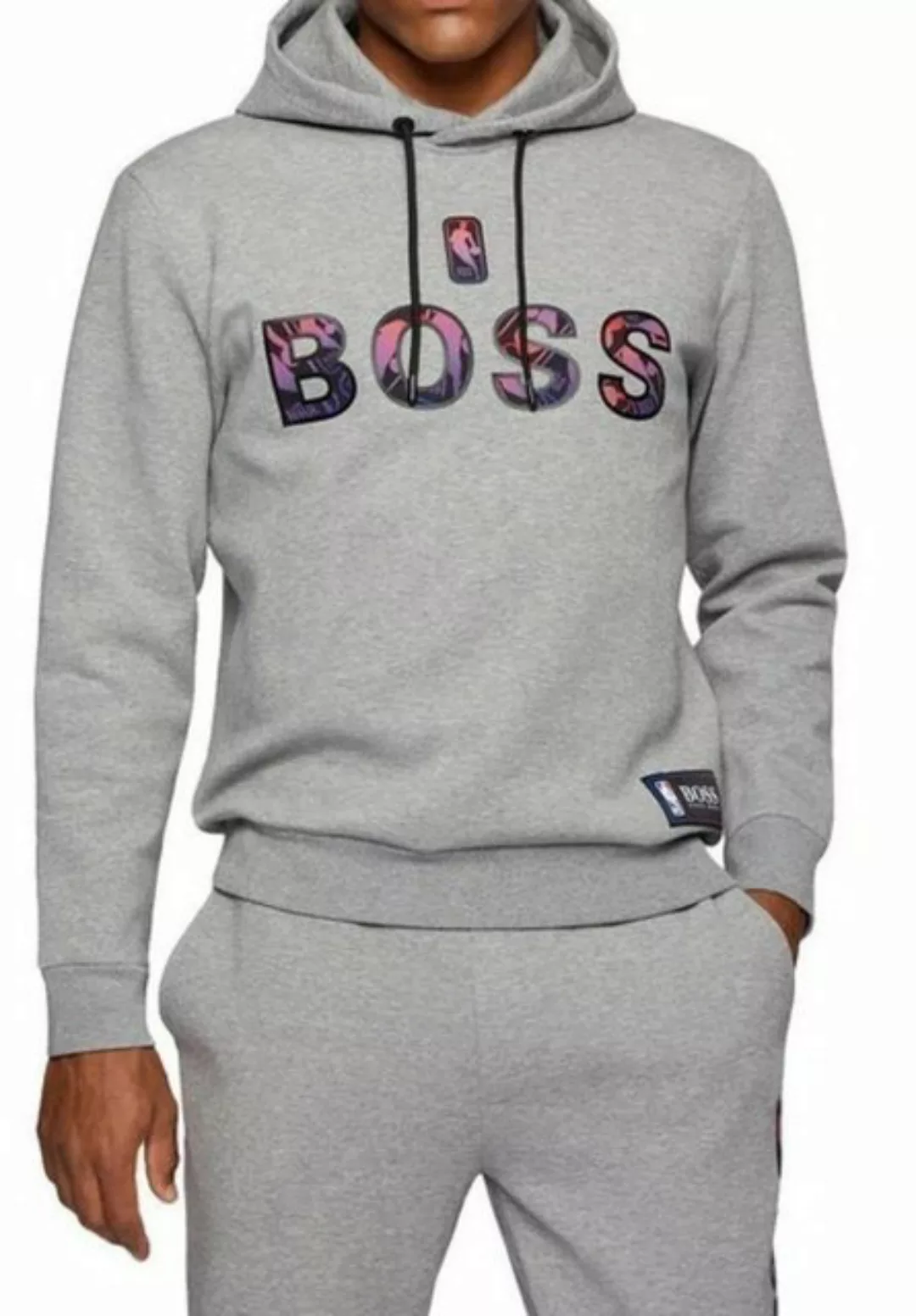 Boss Bounce2 2 Kapuzenpullover 2XL Medium Grey günstig online kaufen