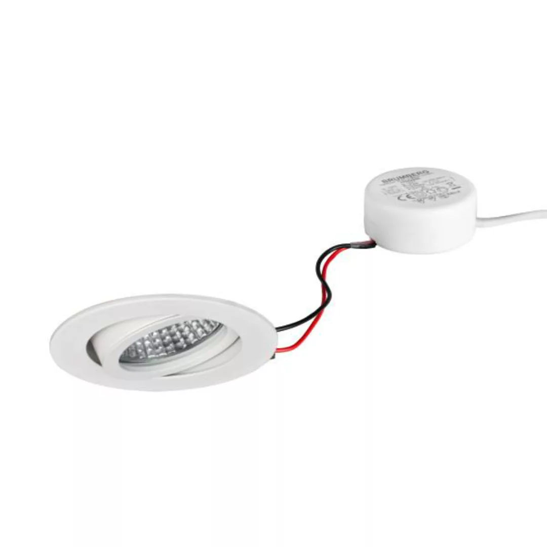 BRUMBERG LED-Einbauspot Tirrel-R RC, Treiber rund, weiß matt günstig online kaufen