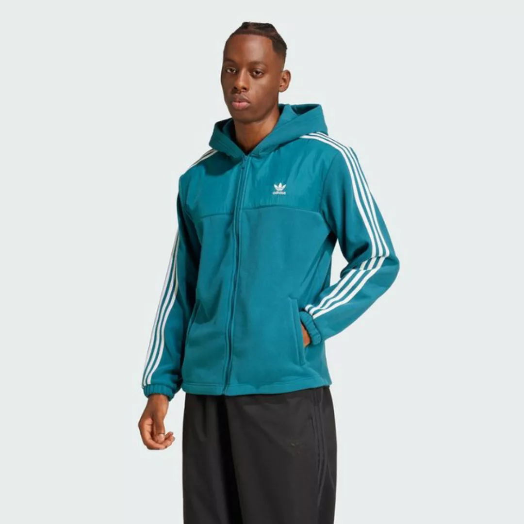 adidas Originals Hoodie ADICOLOR 3-STREIFEN TEDDY FLEECE KAPUZENJACKE günstig online kaufen