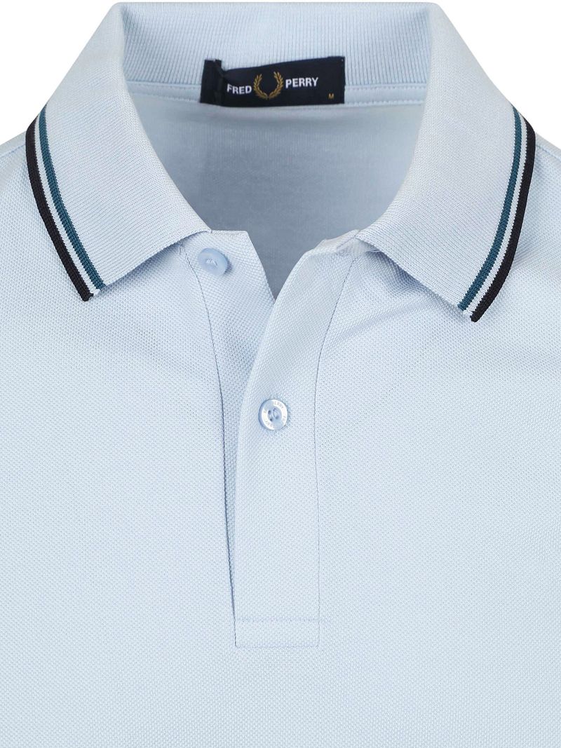 Fred Perry  T-Shirts & Poloshirts Twin Tipped Polo Shirt Light Smoke/Petrol günstig online kaufen