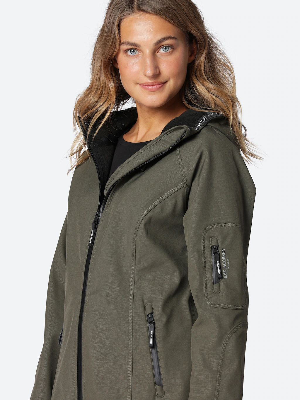 Ilse Jacobsen Softshelljacke "RAIN37", mit Kapuze, Atmungsaktiv, Kapuze, wa günstig online kaufen