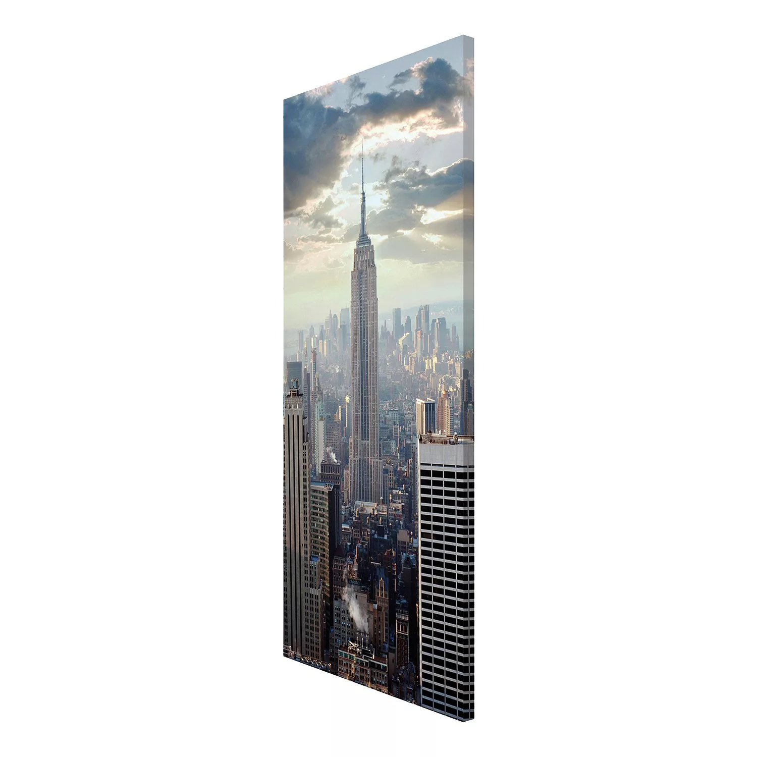 Magnettafel Architektur & Skyline - Hochformat 1:2 Sonnenaufgang in New Yor günstig online kaufen