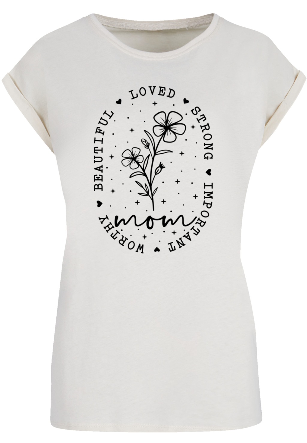 F4NT4STIC T-Shirt "Mothers Day Black Art Print for Mom Best Mom Ever", Prem günstig online kaufen